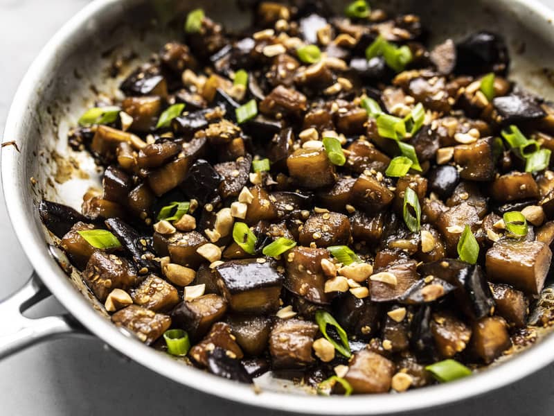 Imbibed Soy-Miso Glazed Eggplant Stir-Fry