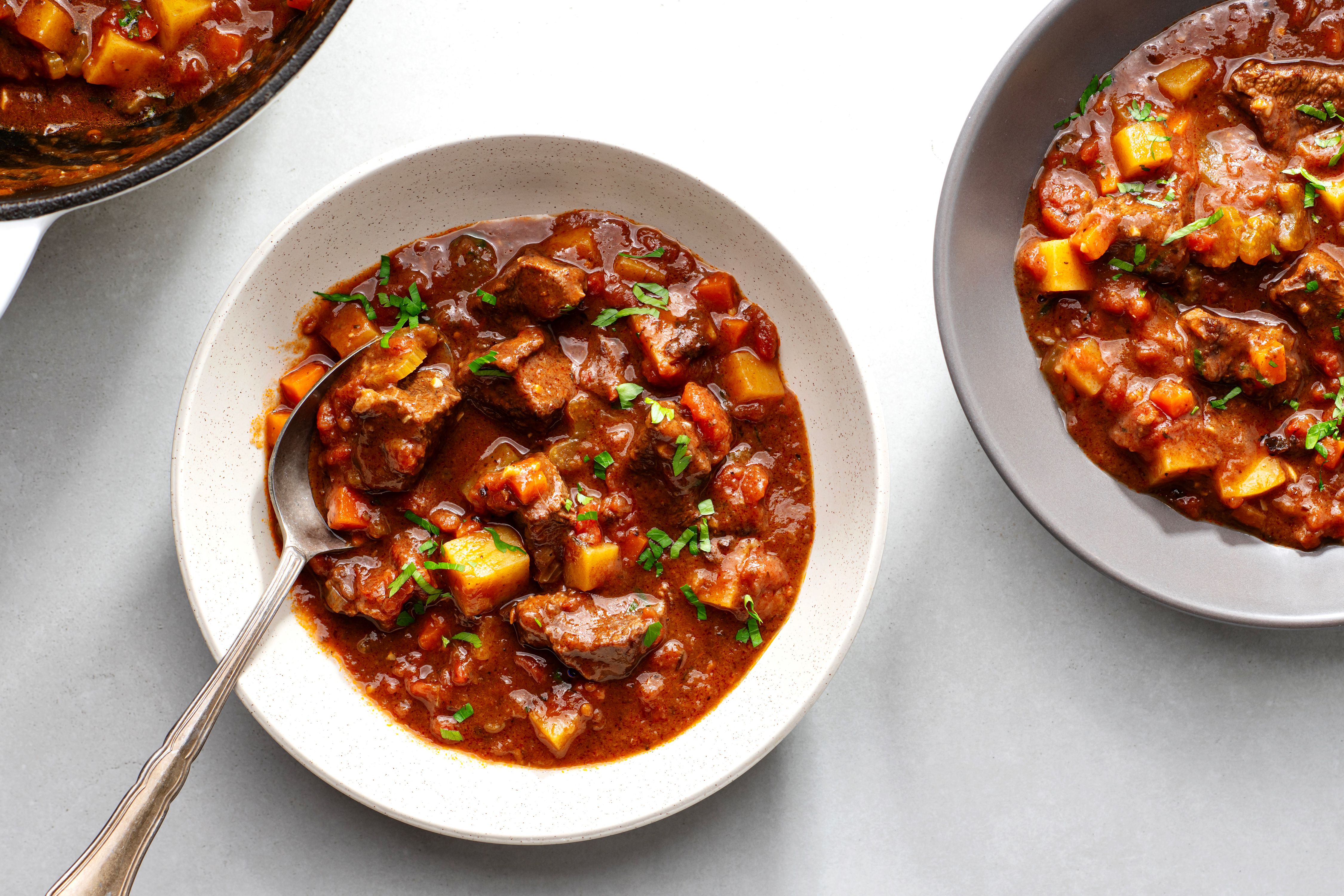 Spicy Tomato & Beef Stew