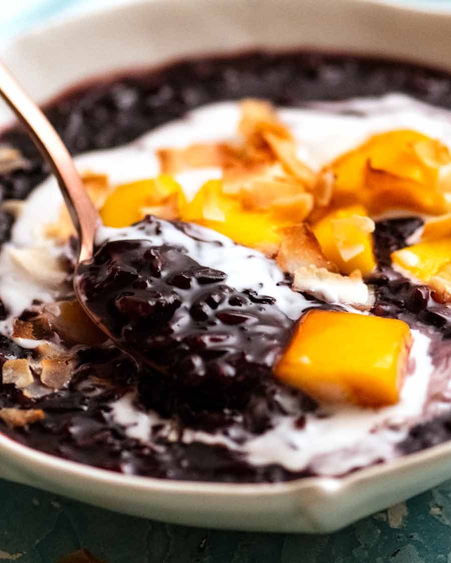 Date and Cardamom Sticky Rice Pudding