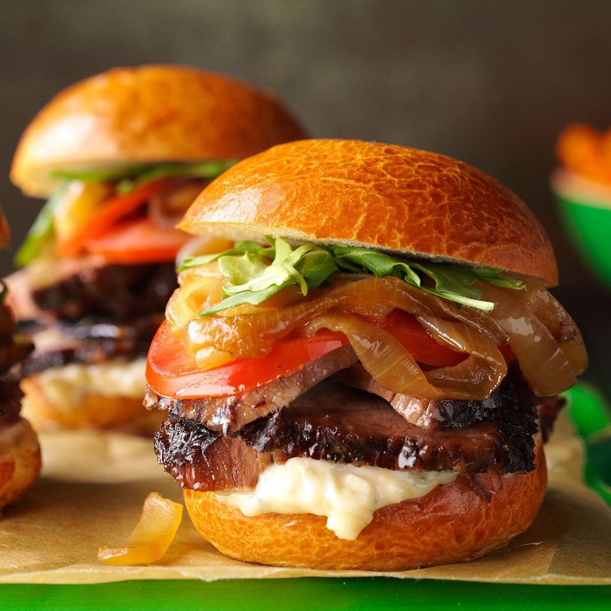 Fort Worth-Inspired Smoked Brisket Sliders
