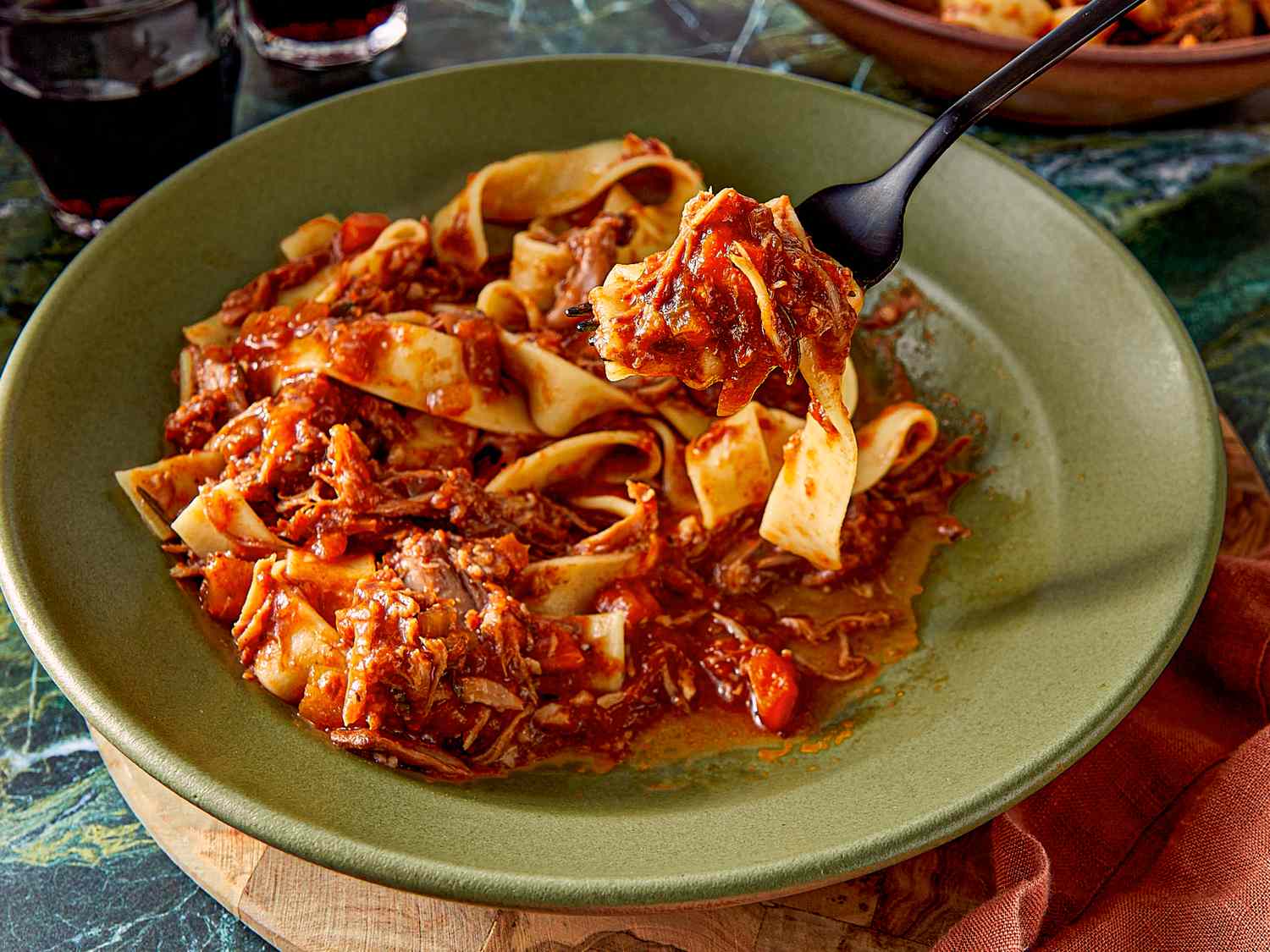Slow-Cooked Emu Ragù with Quandong and Tagliatelle
