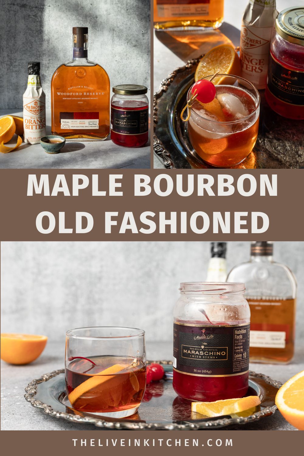 Roasted Vanilla-Maple Bourbon Old Fashioned