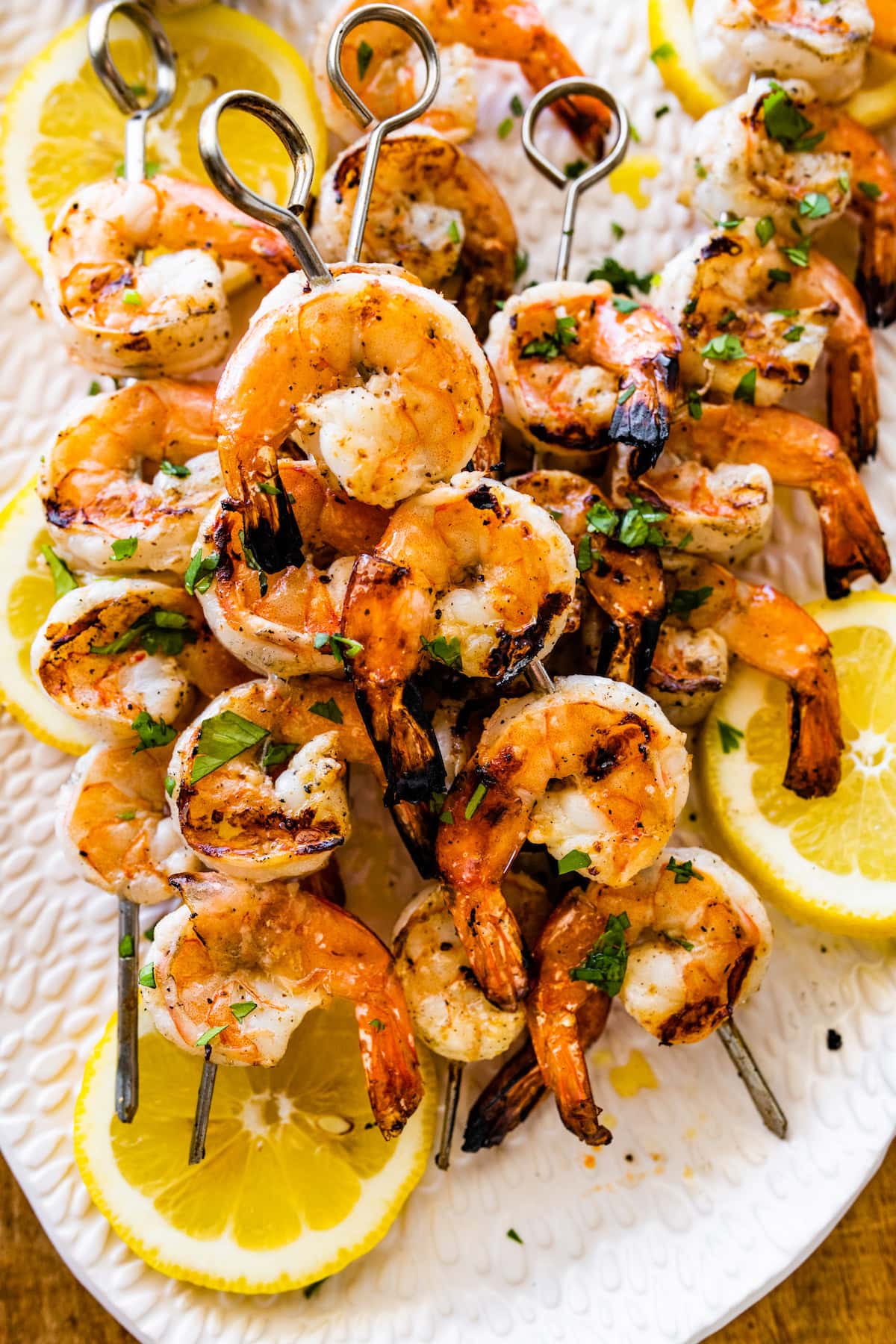 Grilled Citrus-Marinated Shrimp Skewers with Chili and Garlic