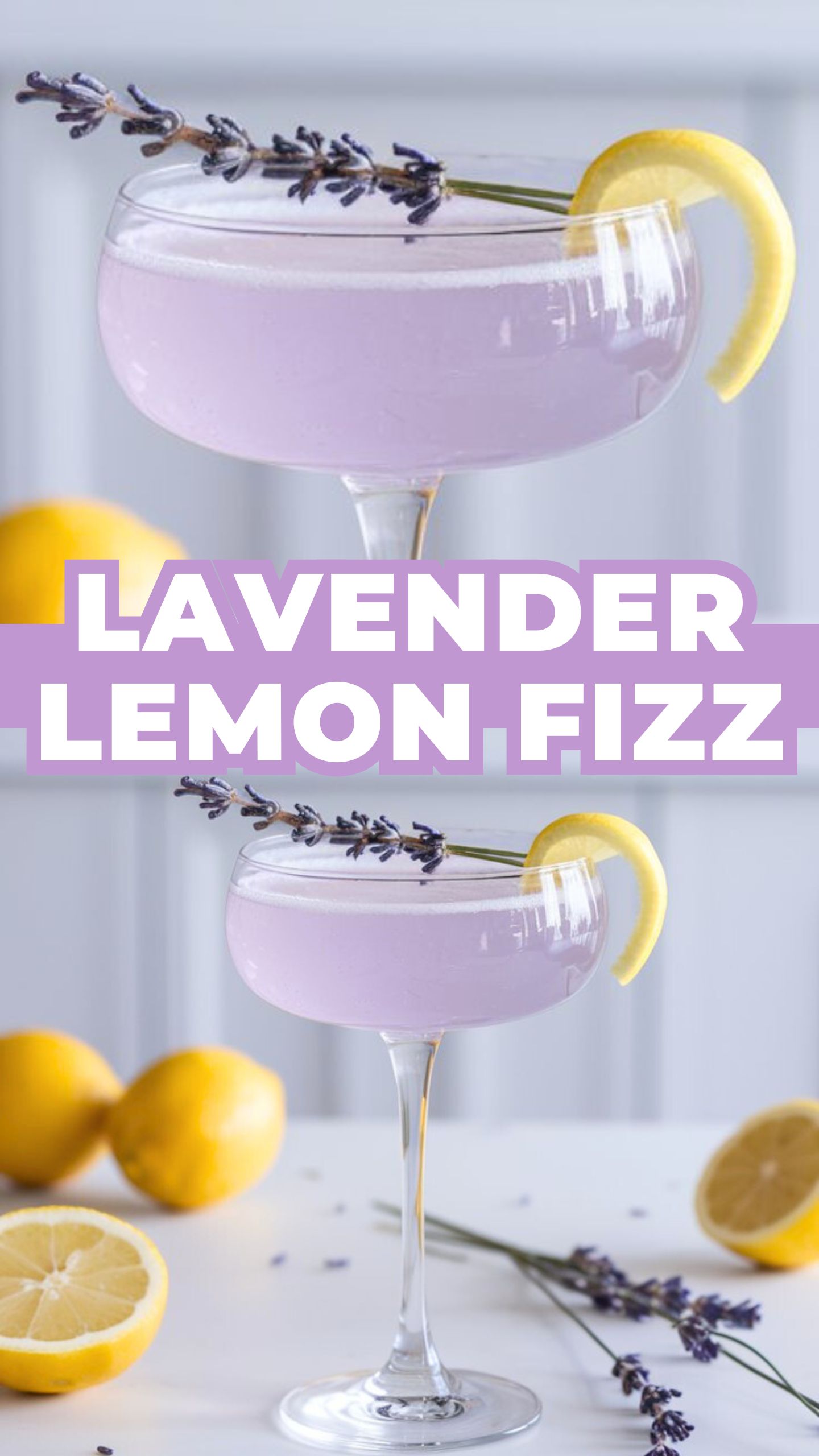 Citrus-Fizz Lavender Collins