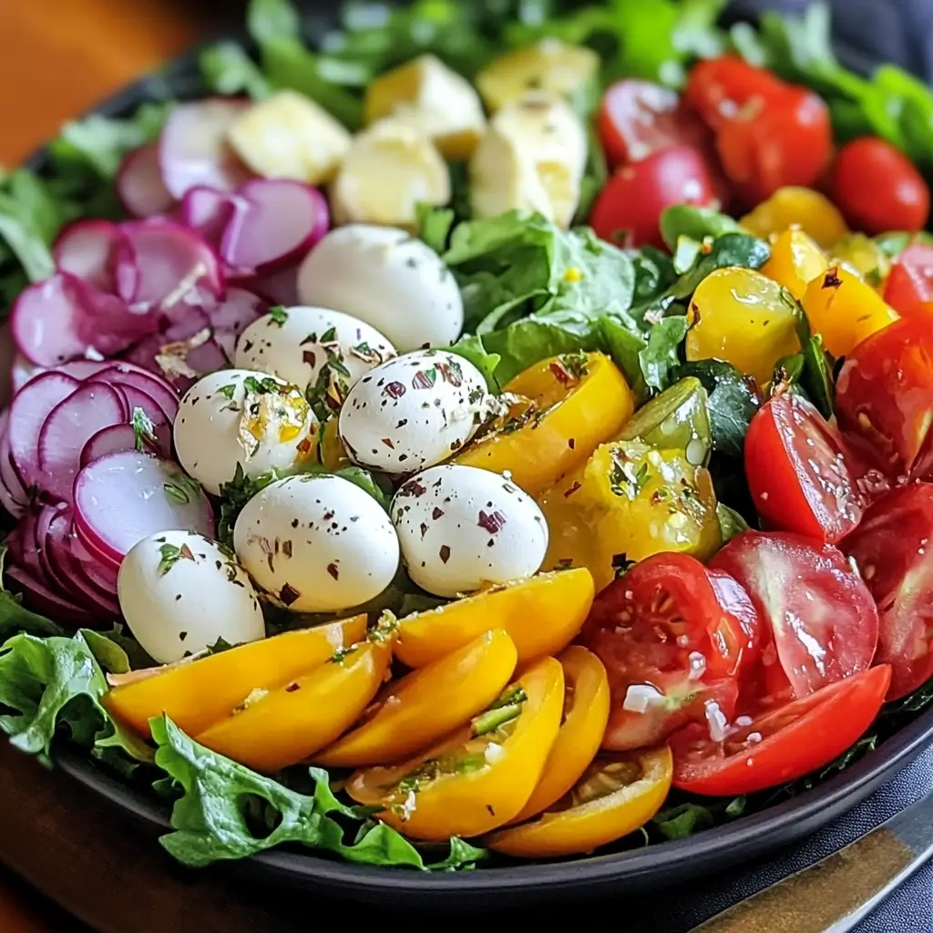 Easter Floral Centerpiece Salad