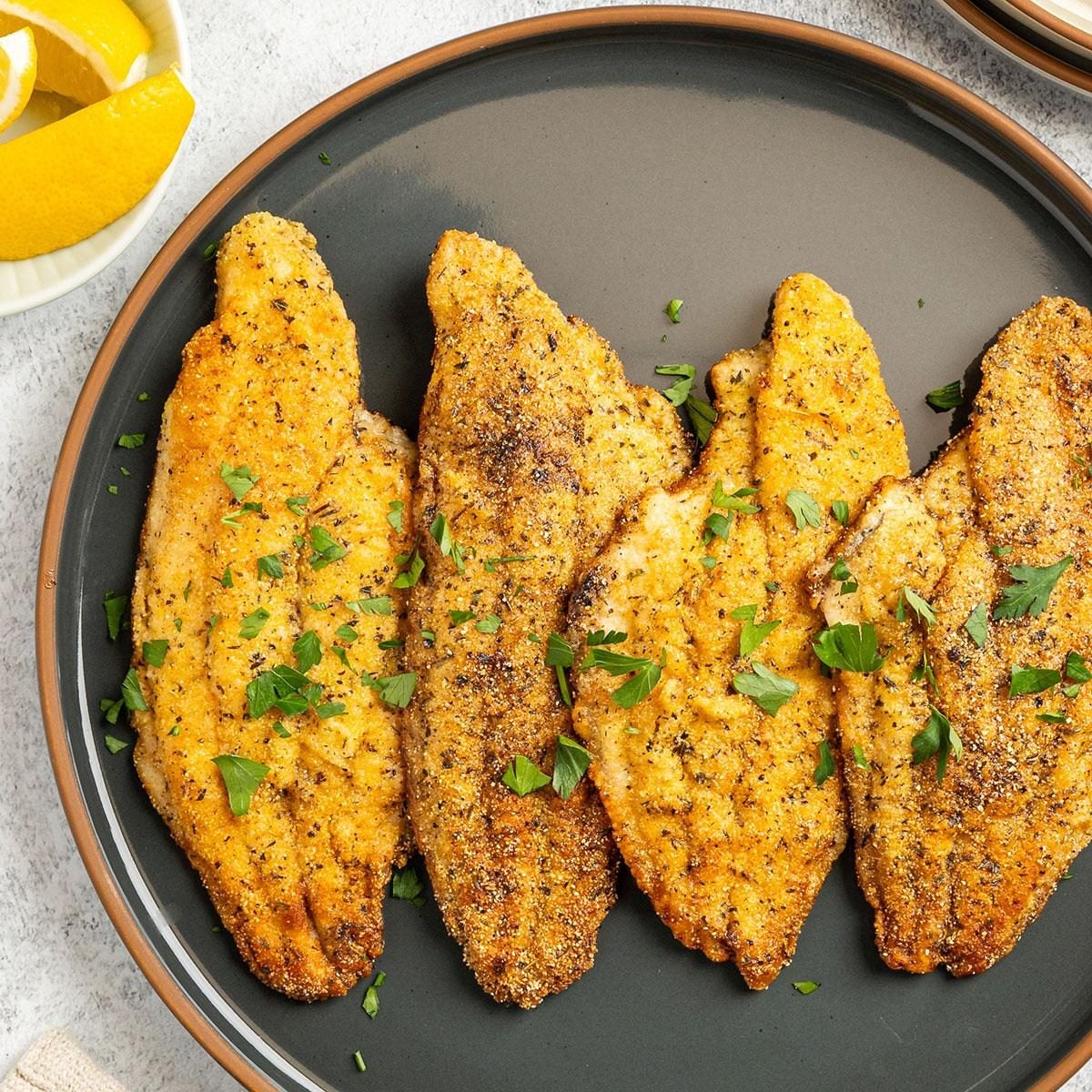 Grilled Cajun-Spiced Catfish with Southern Style Corn Salad
