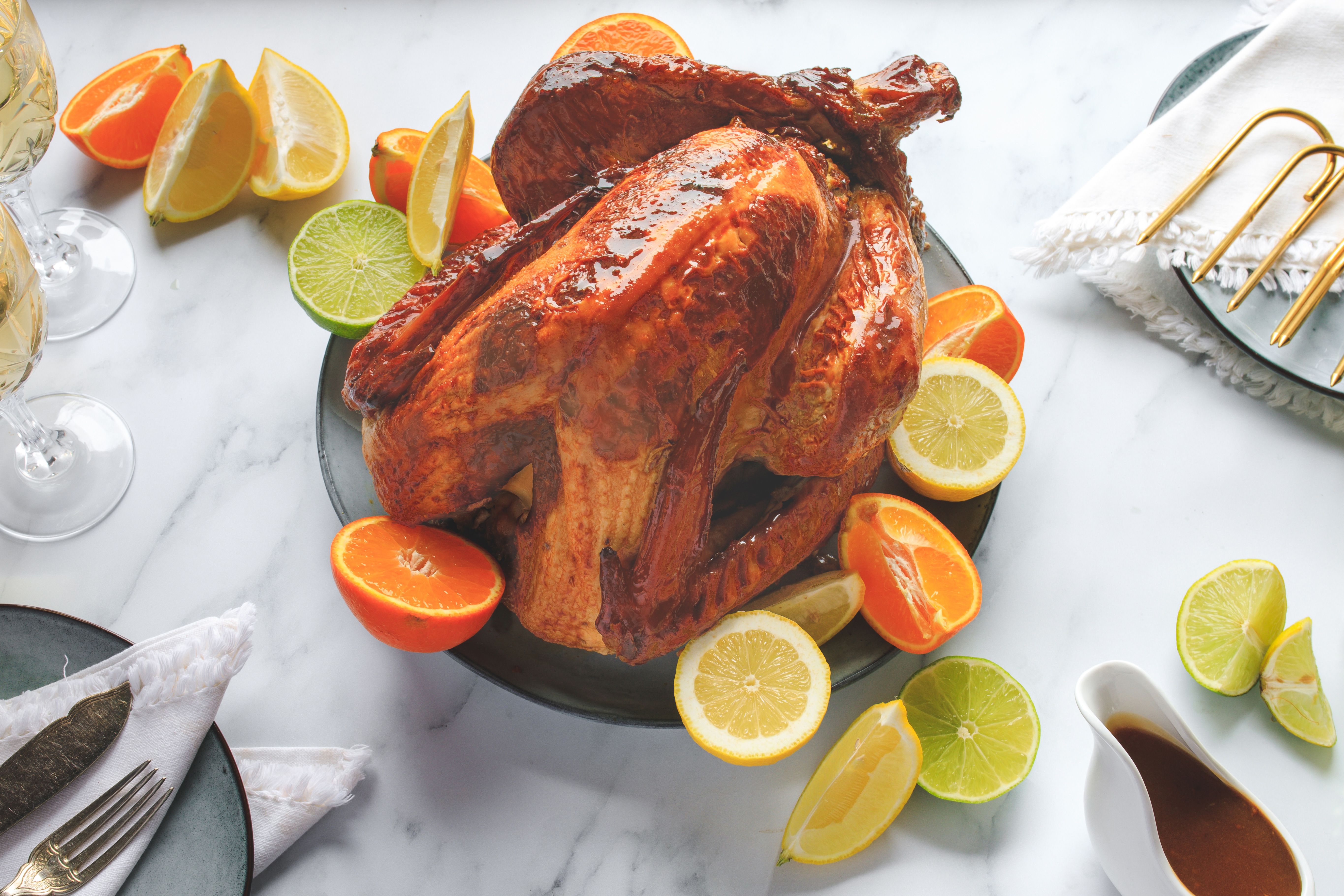 Custom Smoked Turkey Breast with Herb Citrus Brine