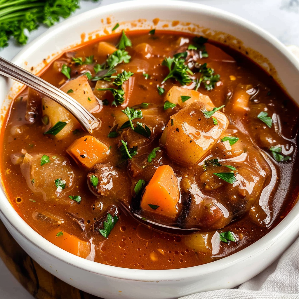 Halibut & Root Vegetable Stew with Wild Thyme