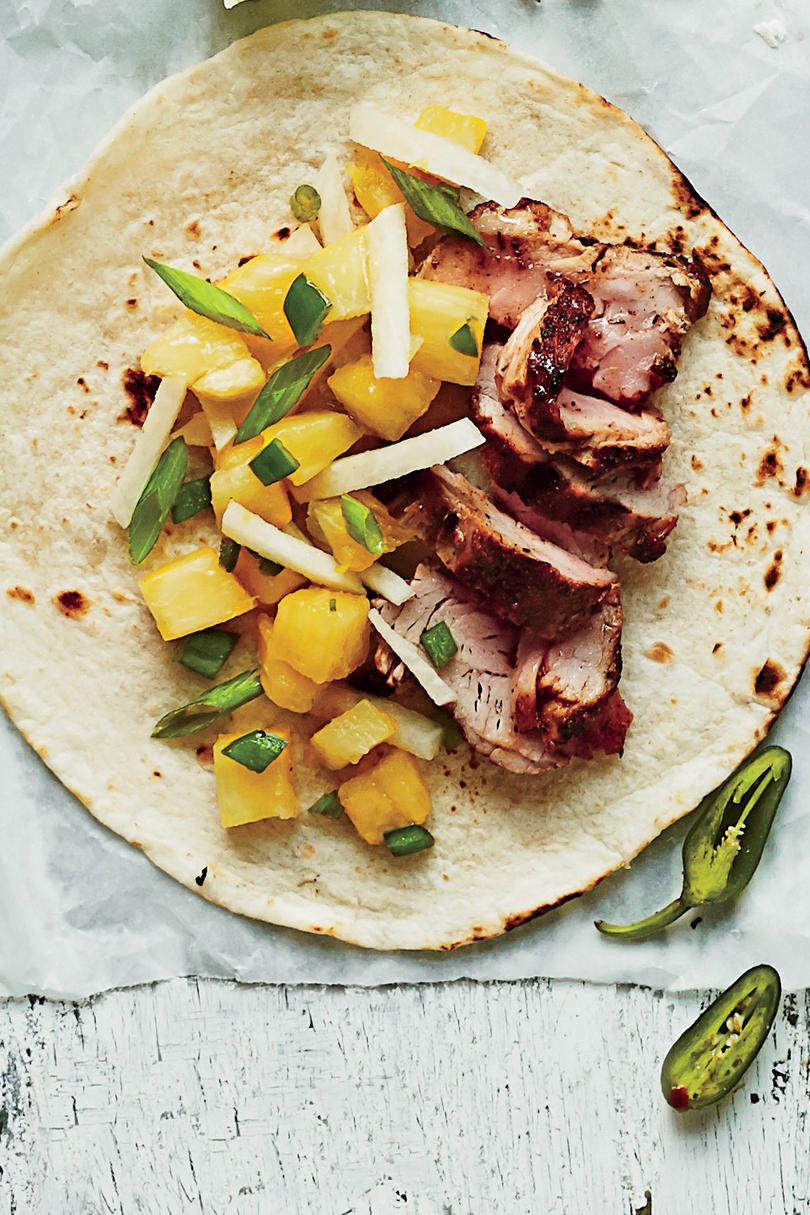 Citrus-Spiced Caribbean Pork Tacos