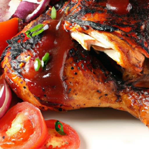 Barbecued Chicken with Smoky Tomato Chutney