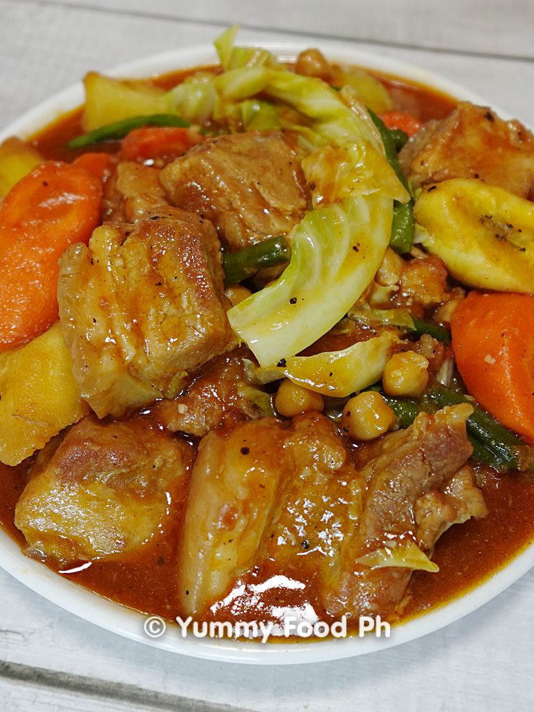 Garlic-Simmered Pork Mechado Stew