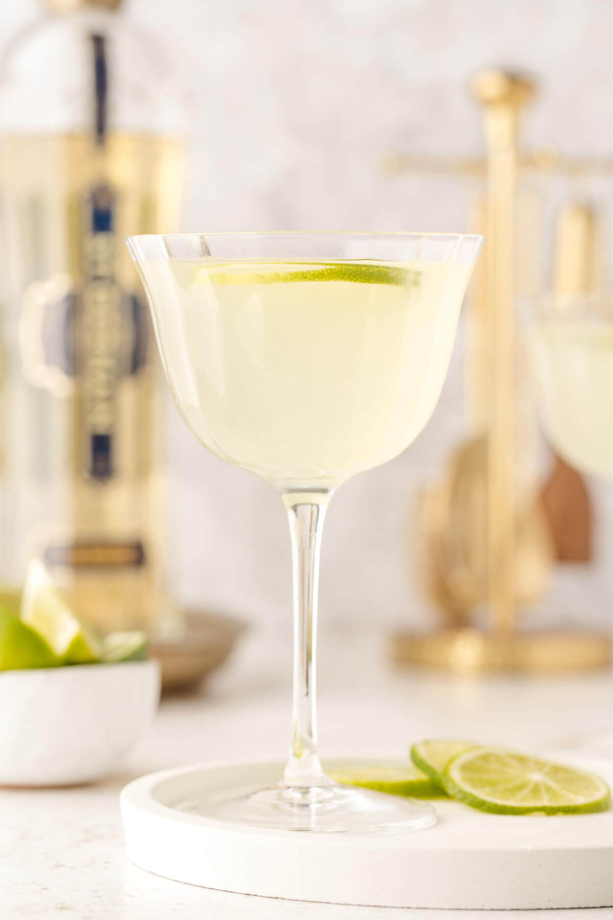 Herbal Gin and Elderflower Gimlet