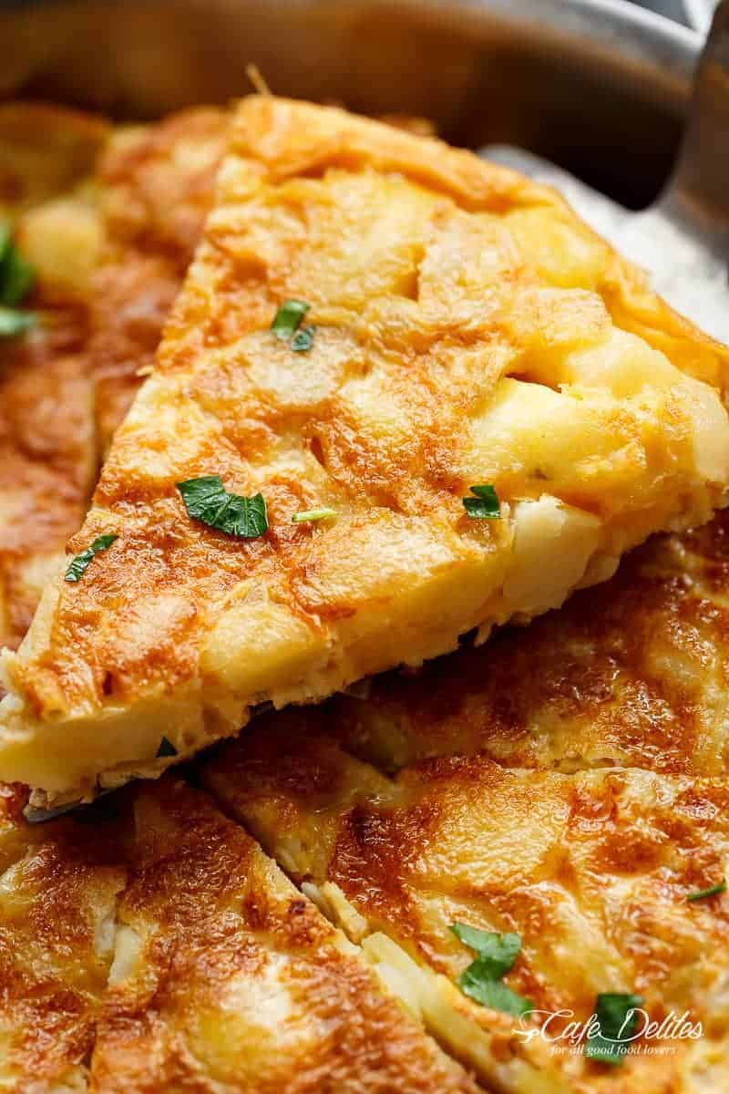 Pan-Fried Potato and Onion Spanish Tortilla