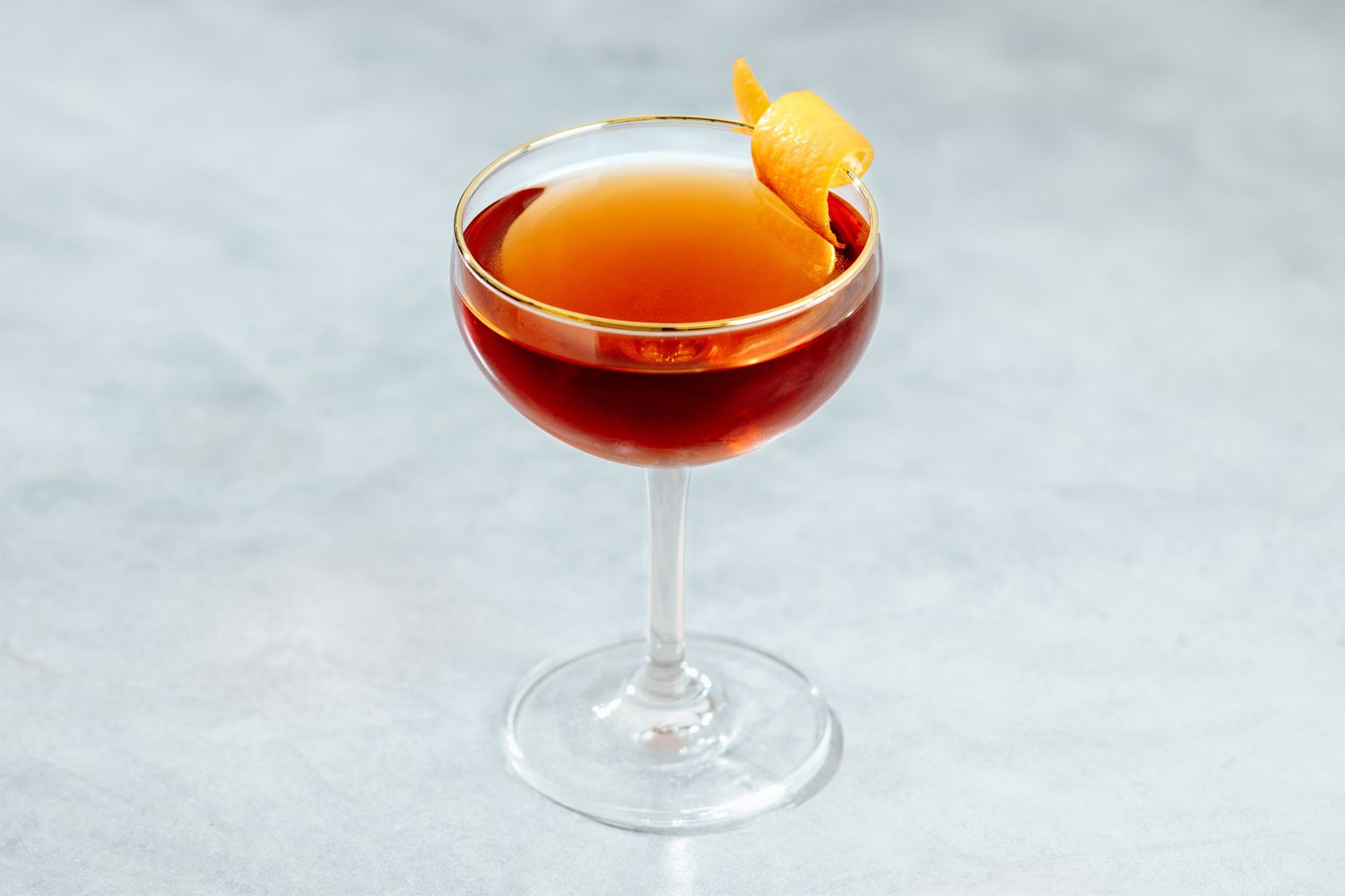 Martinez Stirred Cocktail with Maraschino and Orange Bitters