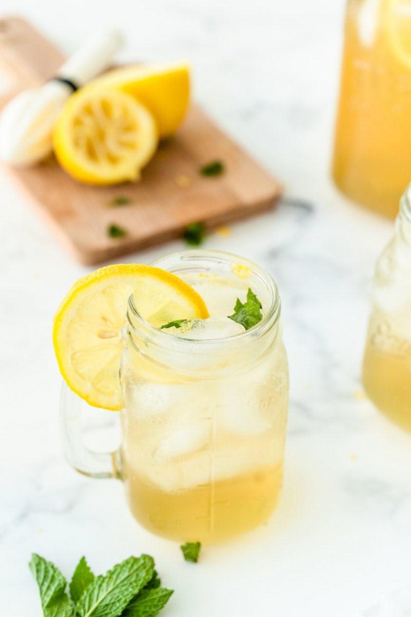 Port Lemonade with Vodka and Simple Syrup