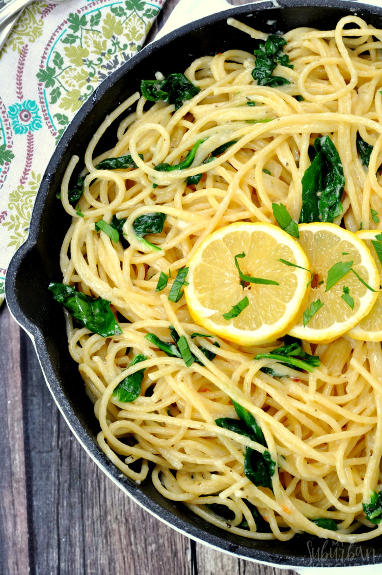 One-Pot Spaghetti with Garlic, Chili, and Lemon Zest
