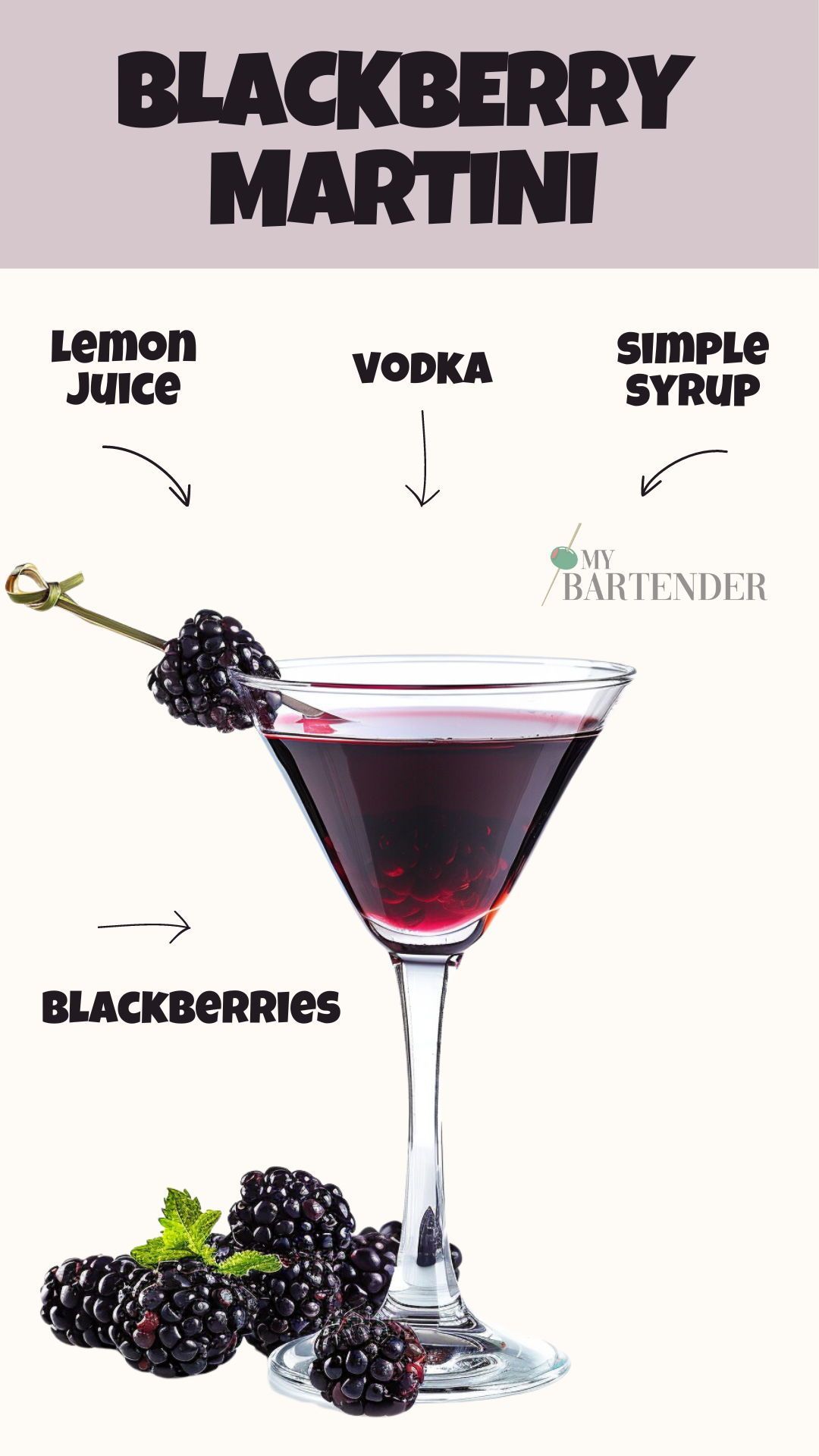 Madonna’s Velvet Blackberry Martini