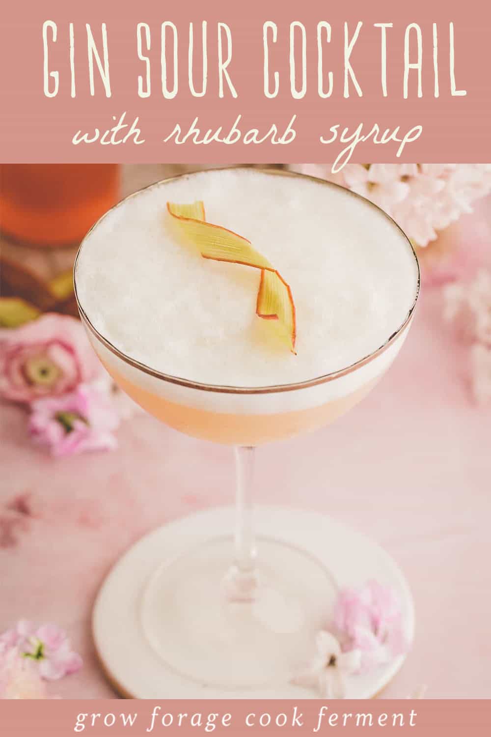 Tropical Herb-Gin Sour