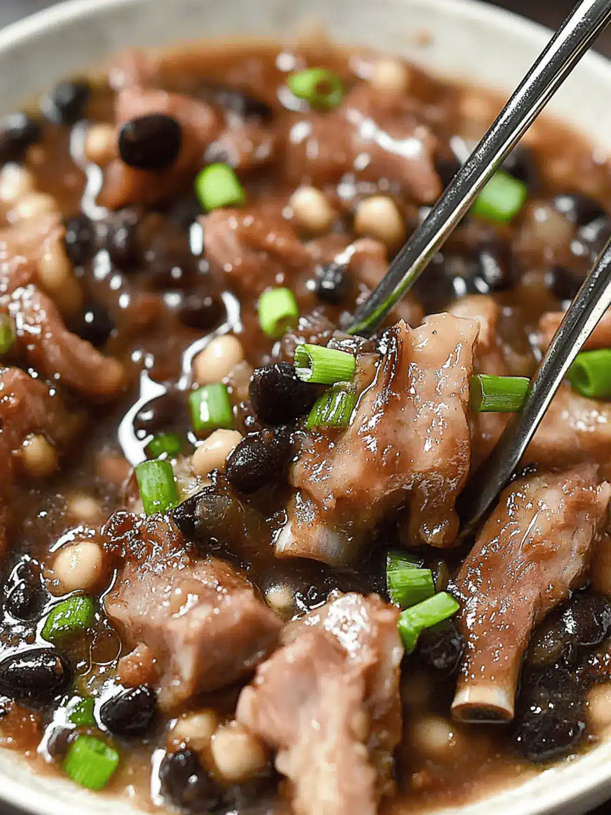 Steamed Spare Ribs with Fermented Black Beans and Garlic