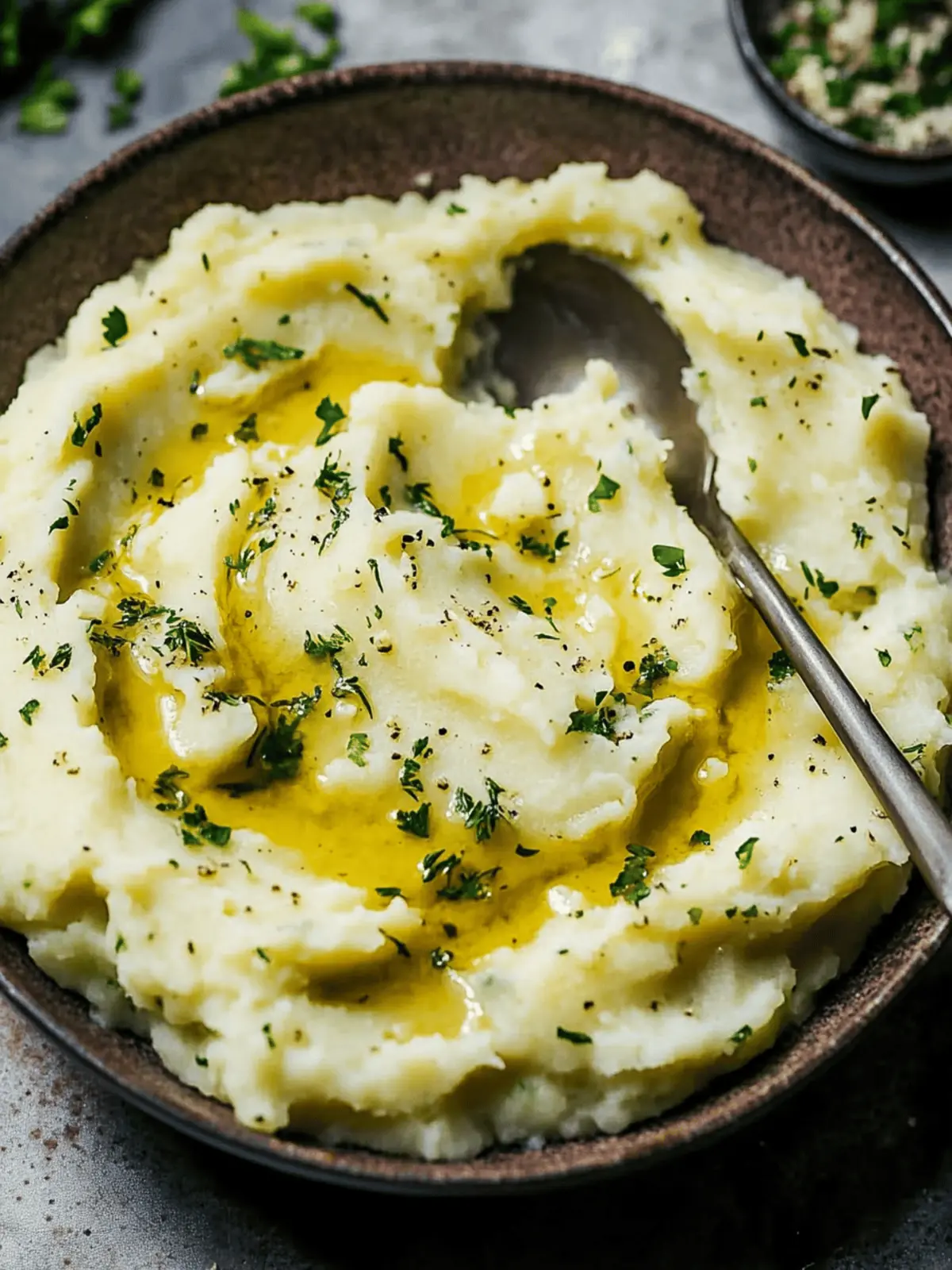 Creamy Garlic and Shallot Celeriac Mash