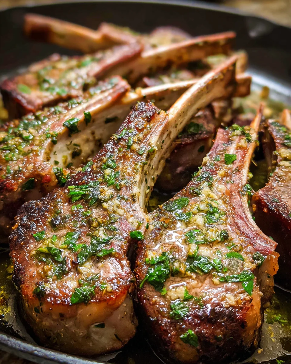 Wood-Fired Lamb Chops with Herb-Stretched Pita