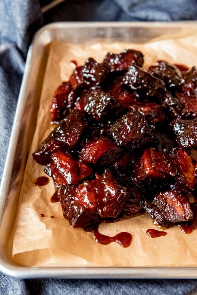 Burnt Ends Beef Ribs with Brown Sugar Glaze