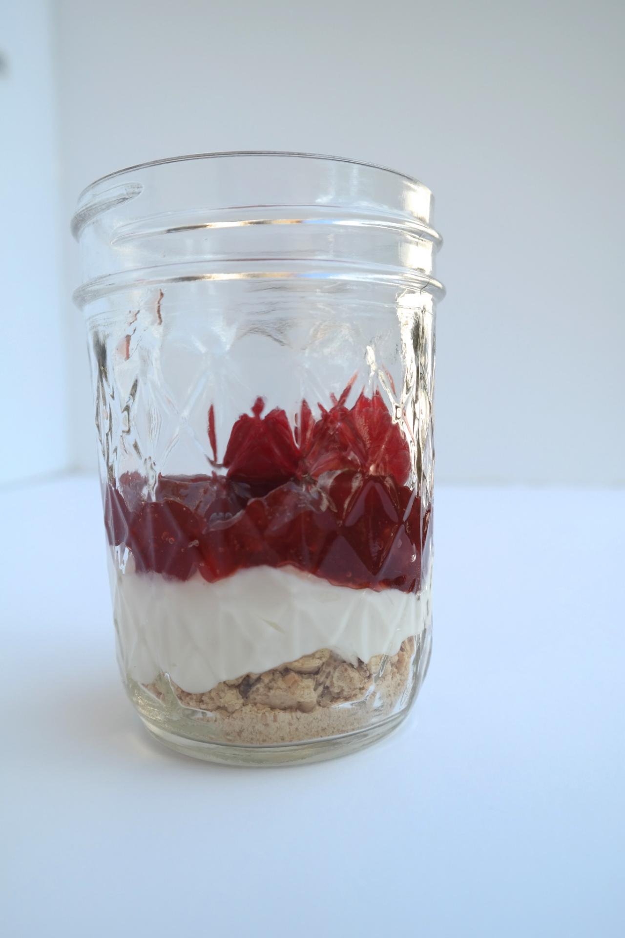 No-Bake Raspberry Cheesecake Parfaits with Almond Crust