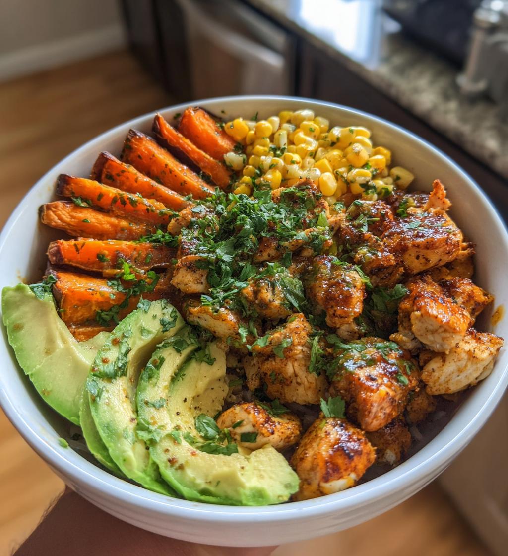 Sustaining Sweet Potato & Chicken Power Bowl