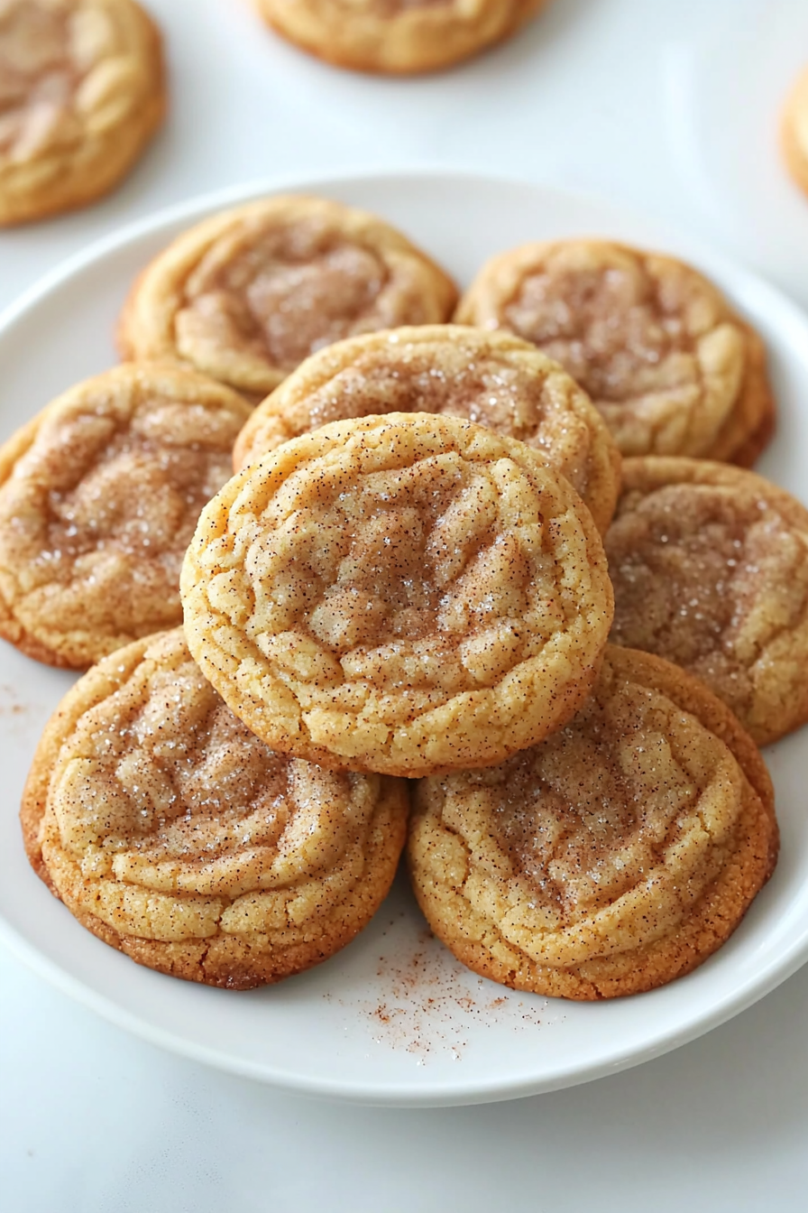 Soft-Baked Brown Sugar Snickerdoodle Cookies