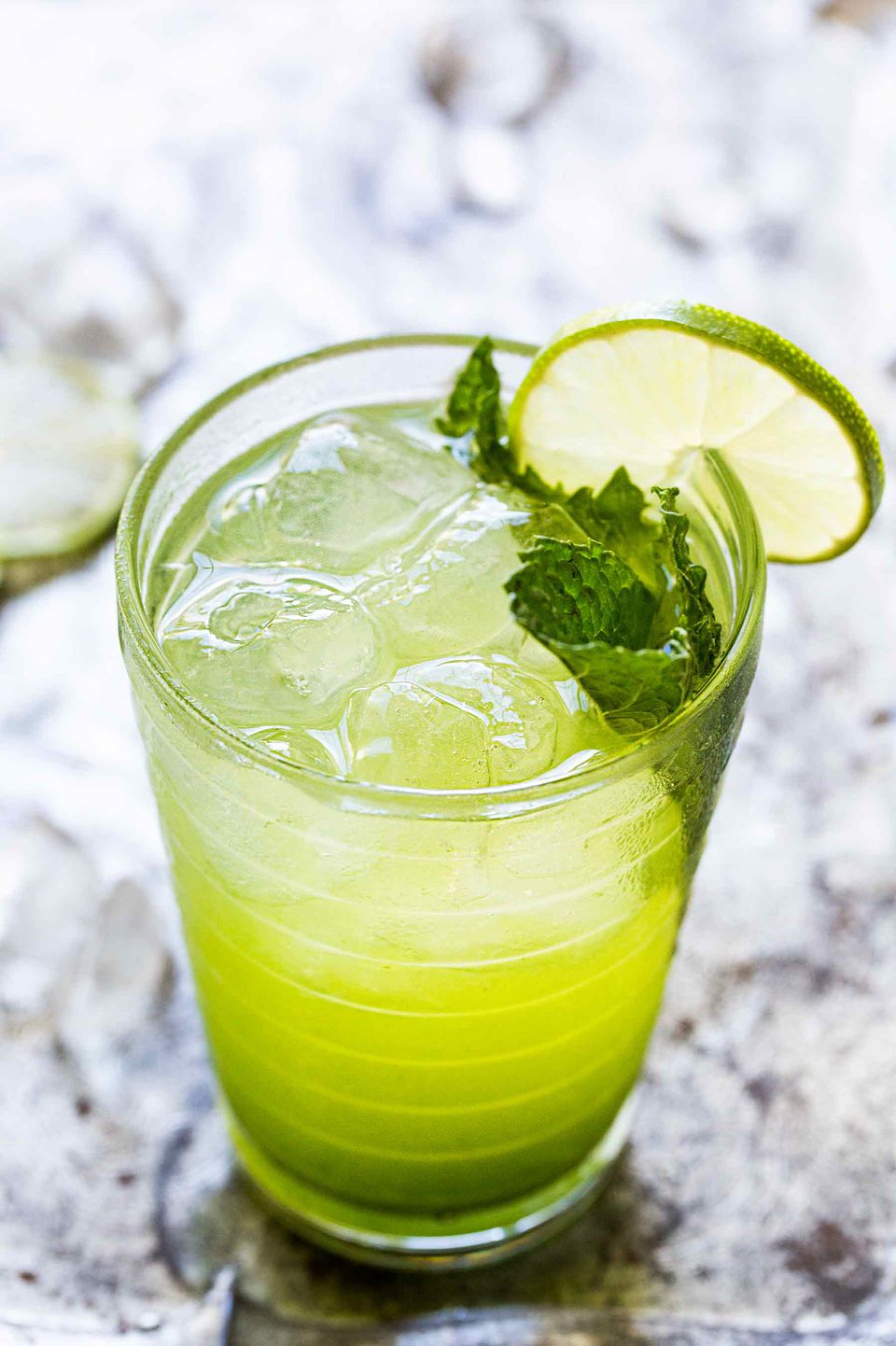 Tequila Mojito with Fresh Mint and Lime