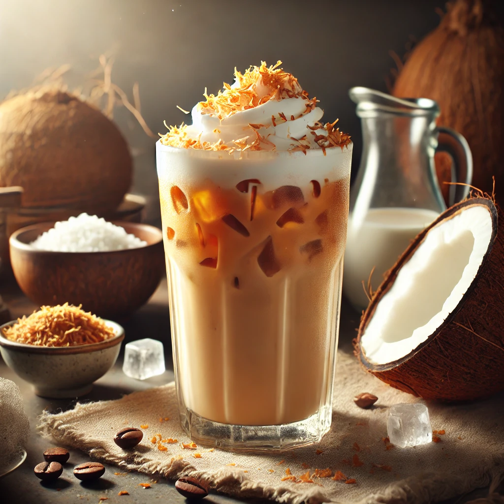 Frozen Coconut Coffee Delight