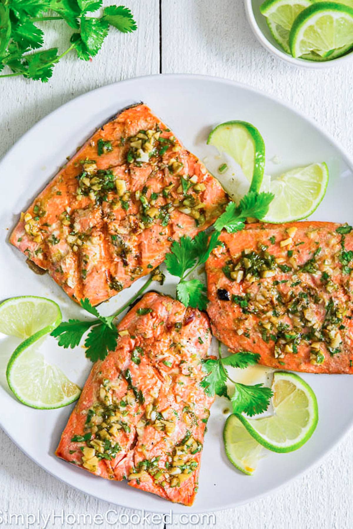 Authentic Spiced Salmon with Cilantro Lime Glaze