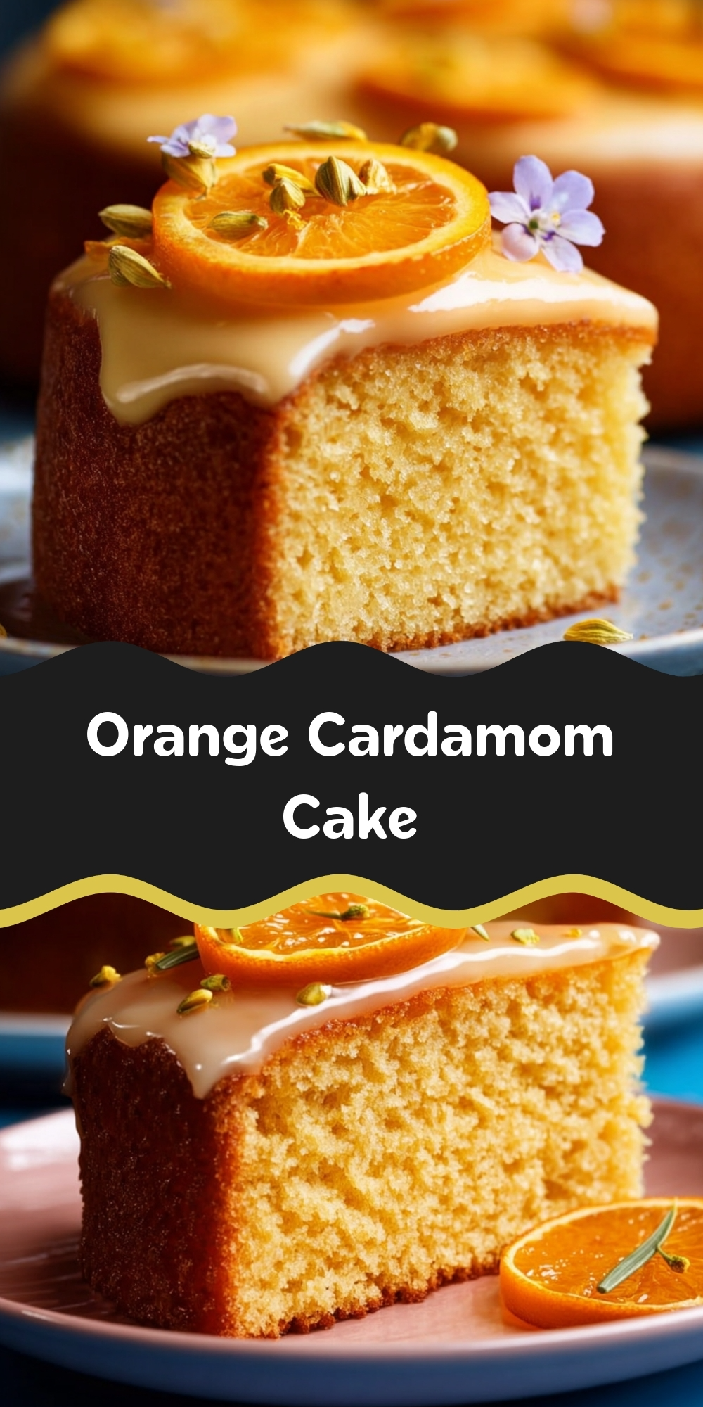 Sheet Pan Orange Cardamom Cake with Glaze
