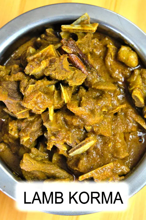 Spiced Lamb Korma (Indian)