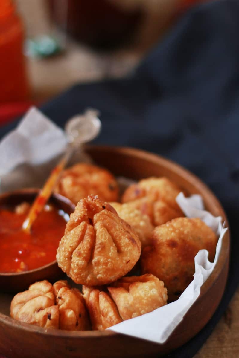 Pan-Fried Tibetan Momos with Spiced Ground Lamb