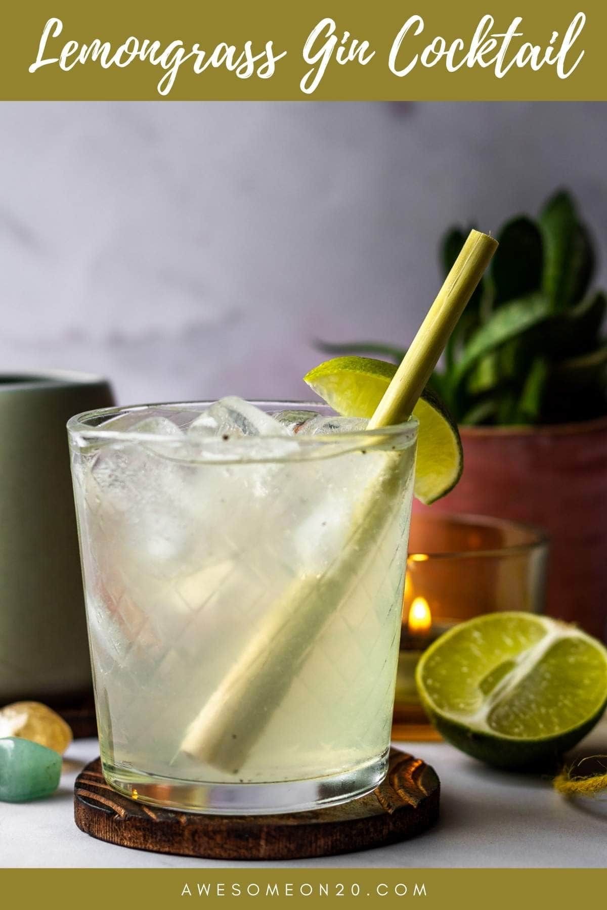 Ginger-Lemongrass Gin Collins