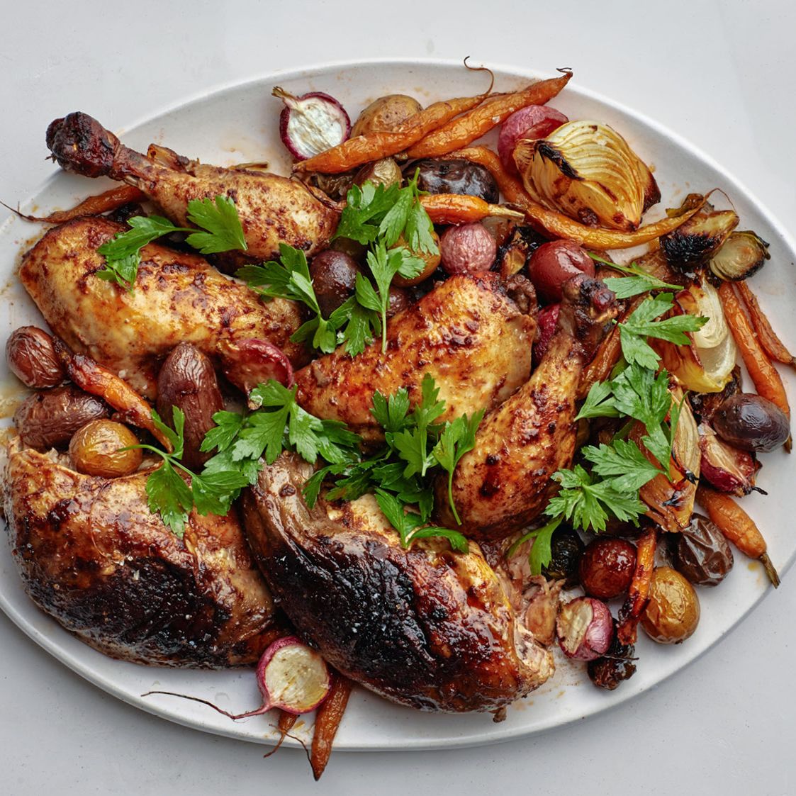 Berbere-Spiced Chicken Tibs with Sautéed Vegetables