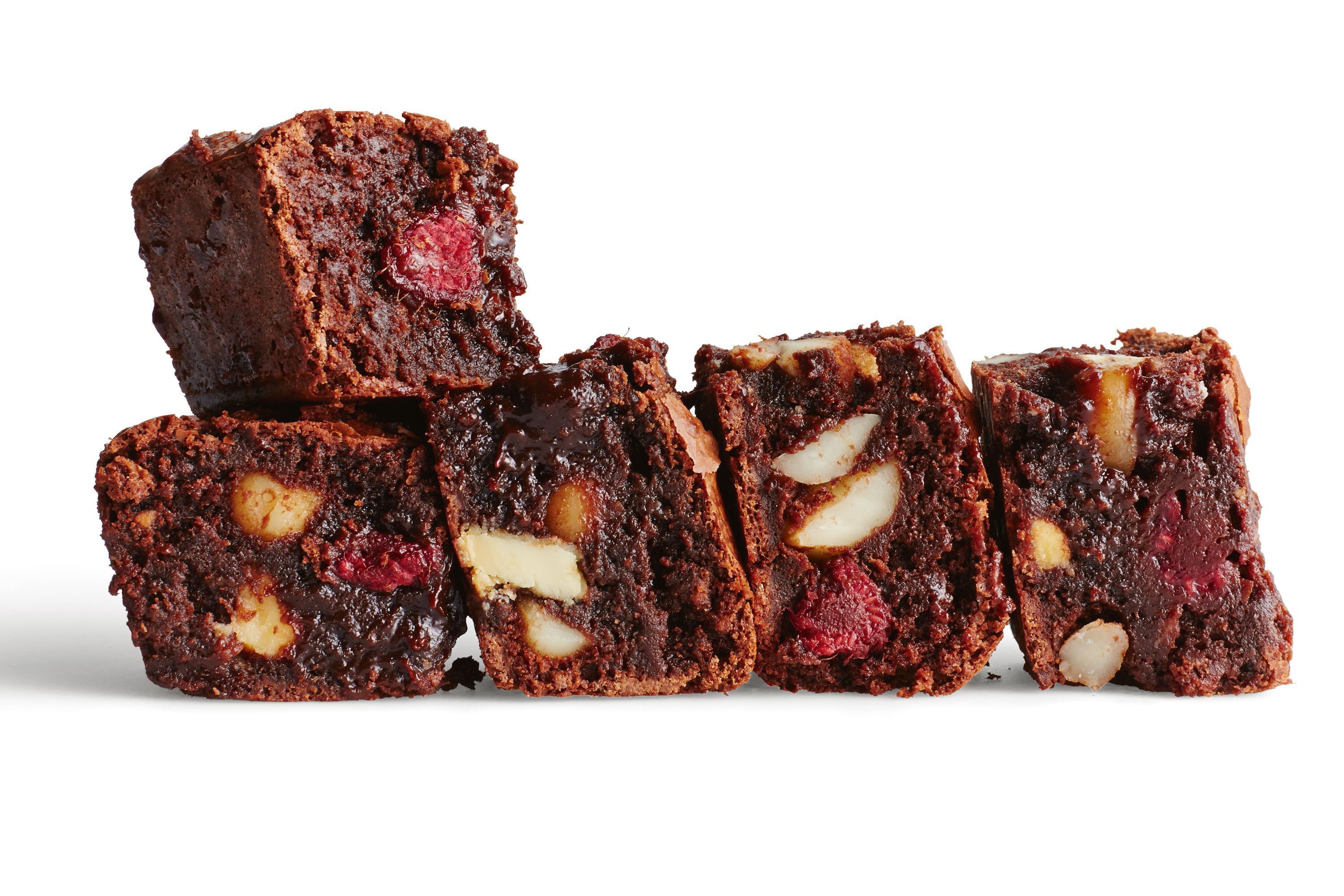 Macadamia and Davidson’s Plum Chocolate Brownies
