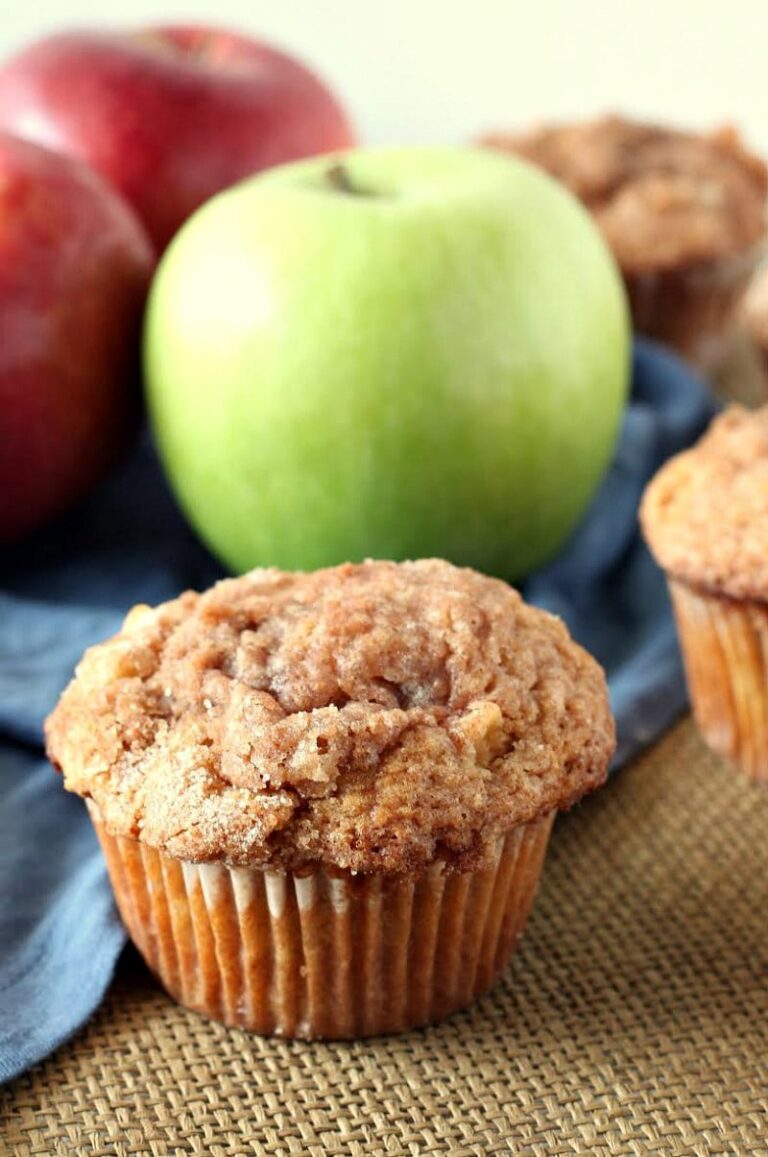 Cinnamon-Spiced Apple Muffins with Walnuts