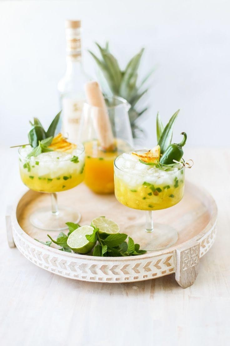 Charred Jalapeño Tequila Smash