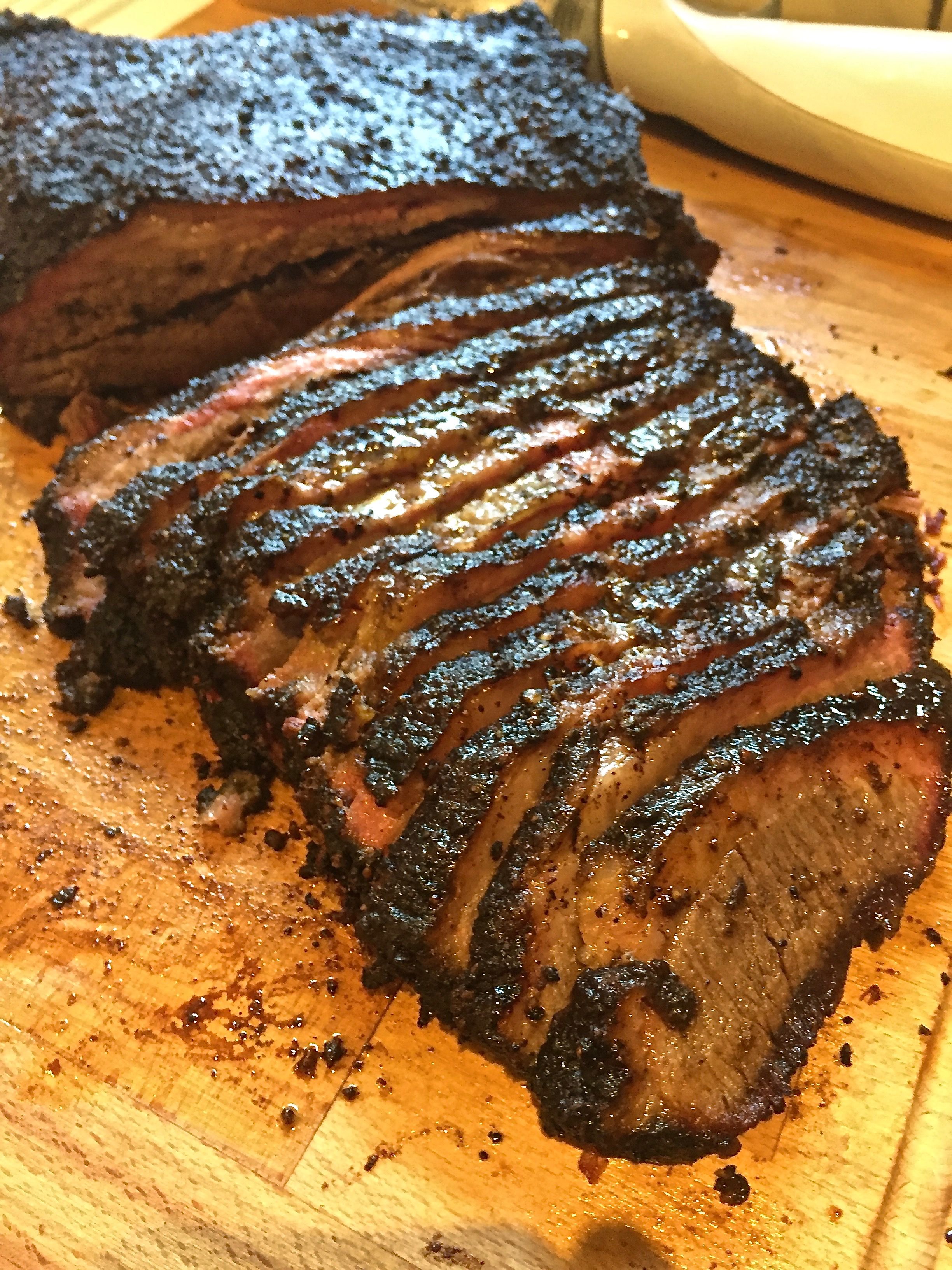 Smoky Texas-Style Smoked Brisket with Coffee Rub