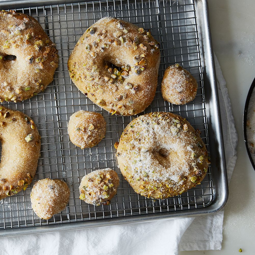 Classic French Pressed Coffee and Cardamom Donuts