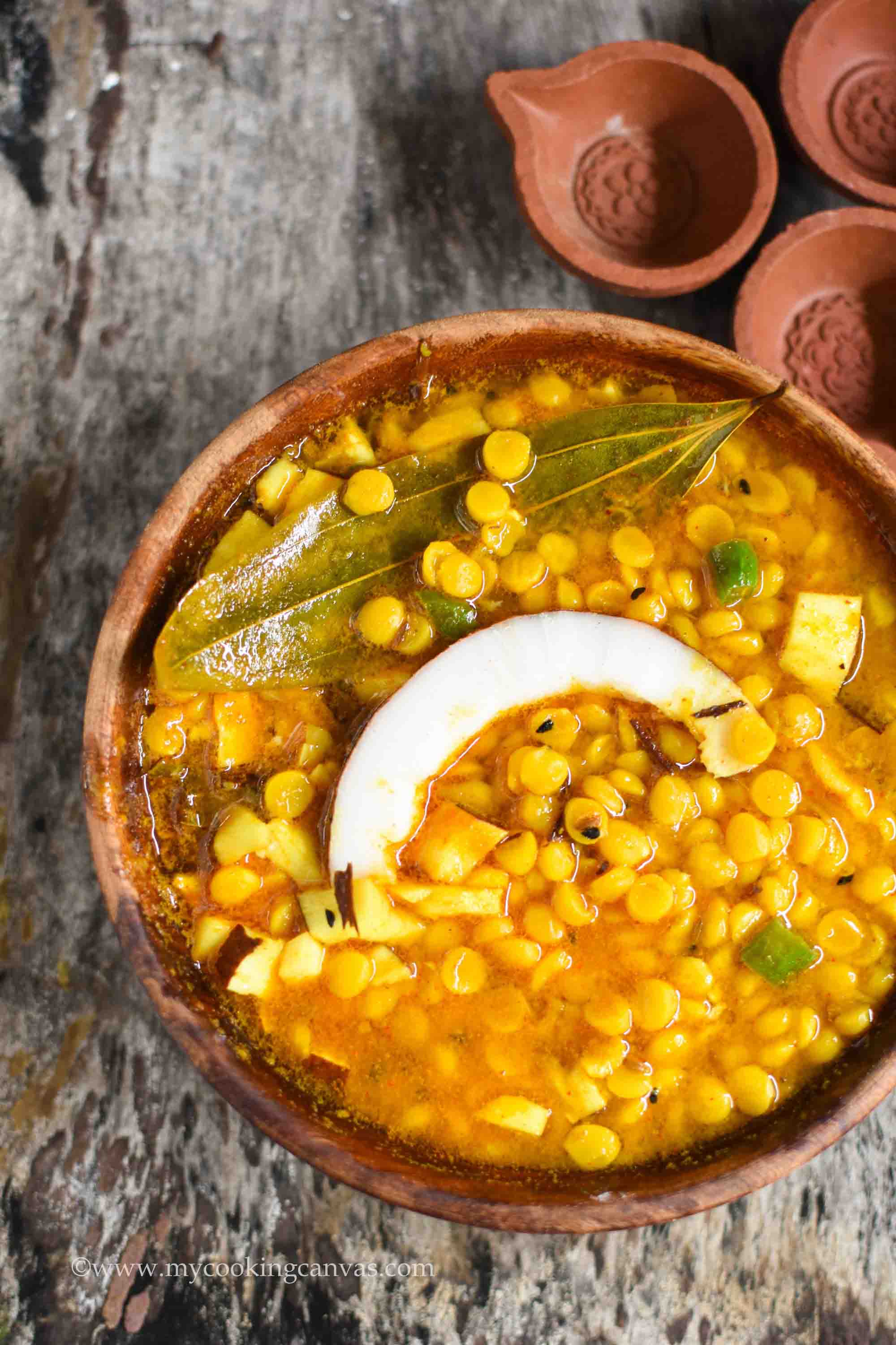 Authentic Bengali Chana Dal with Tamarind & Mustard