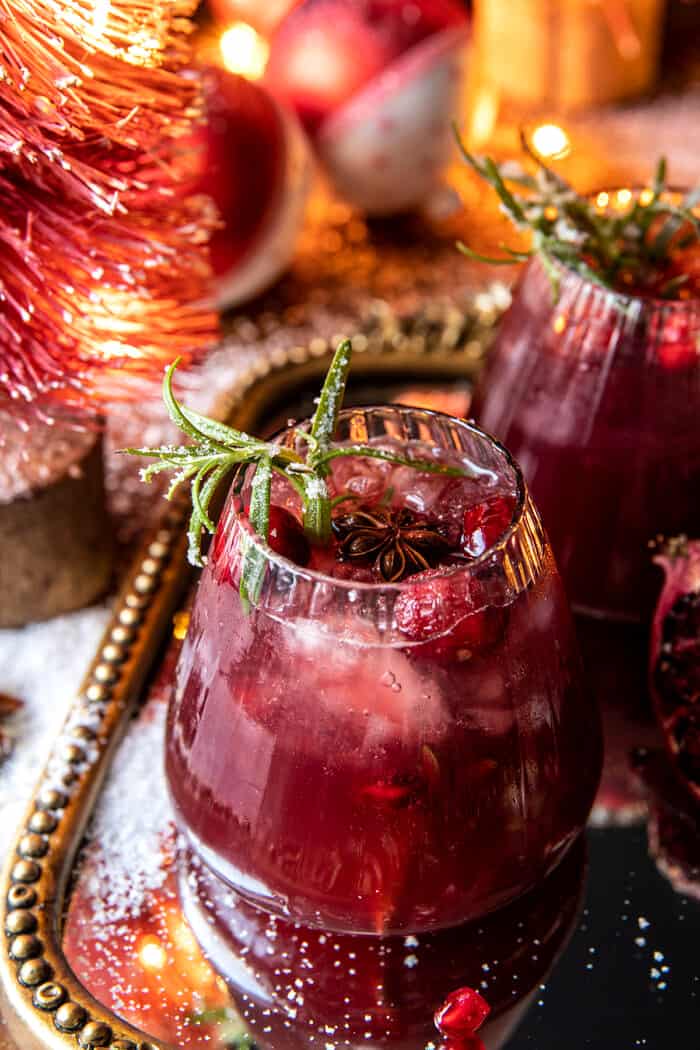 Fruity Hibiscus and Pomegranate Punch