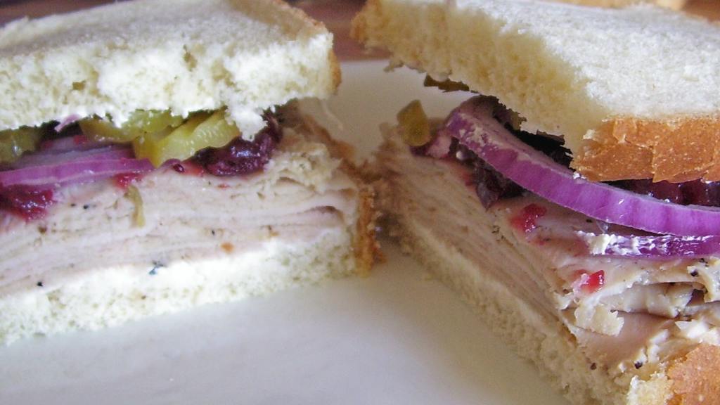 Sourdough Turkey and Cranberry Sandwich with Sage Aioli