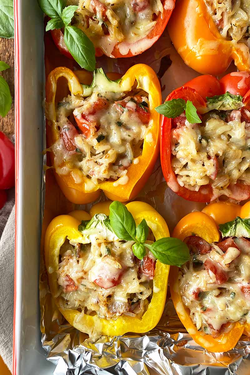 The Best Vegetarian Stuffed Bell Peppers