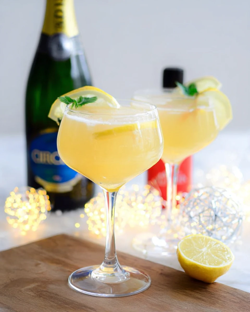 Citrus-Vanilla Sparkler with Cardamom Mist