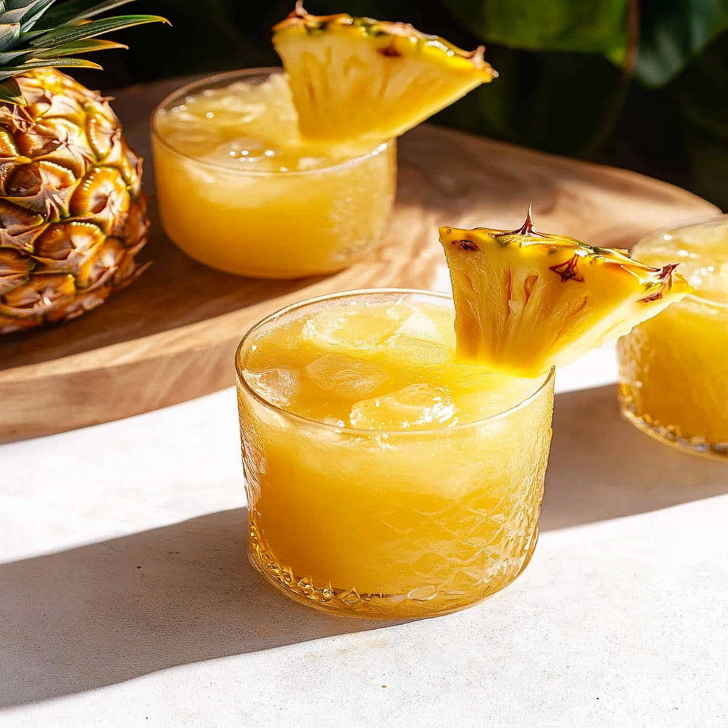 Spiced Mezcal Pineapple Sour