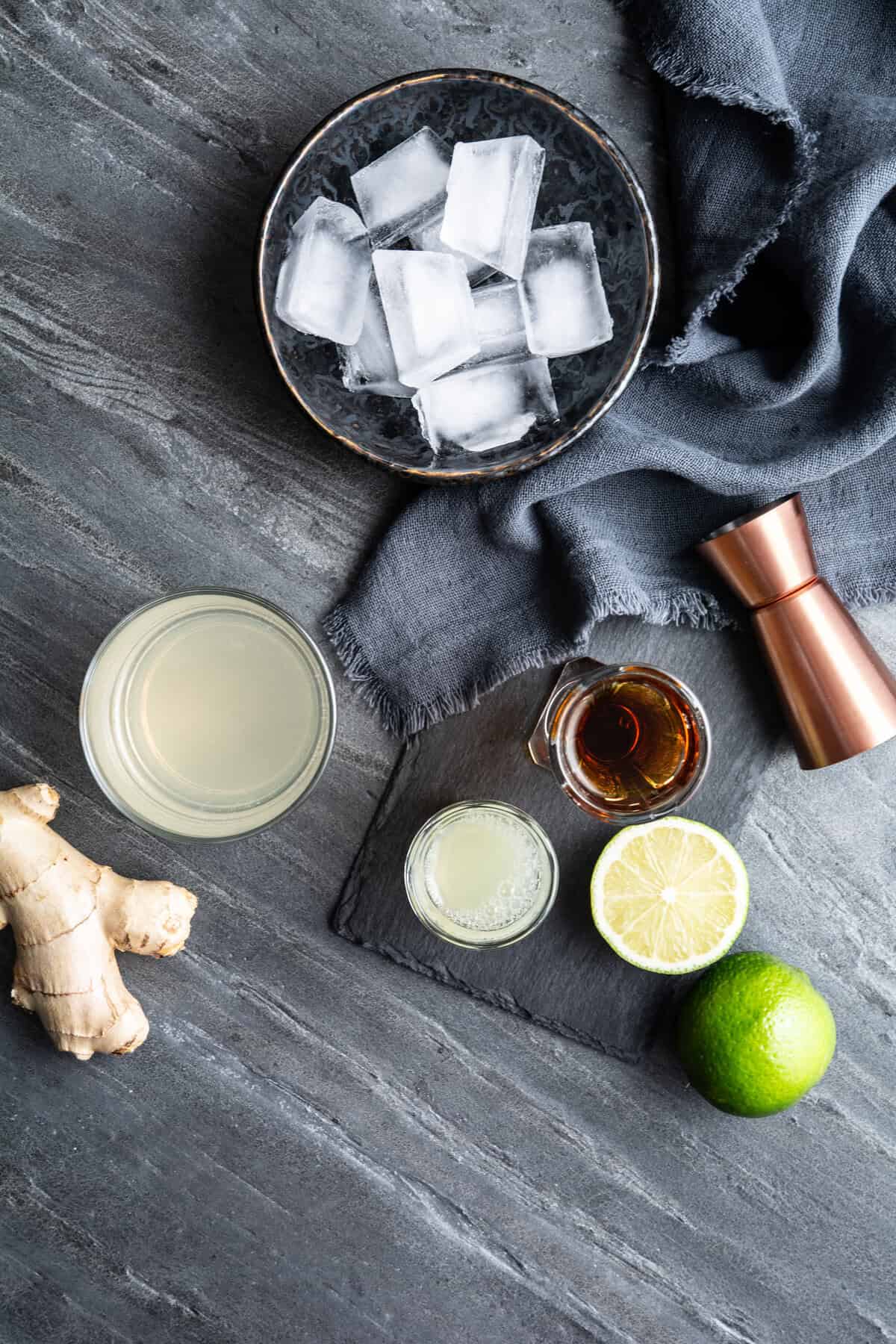 Spiced Ginger-Lime Rum Punch