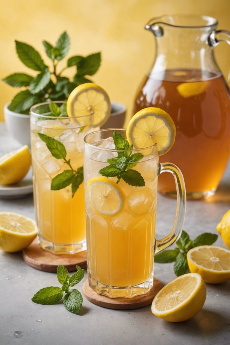 Honey-Ginger Vodka Lemonade